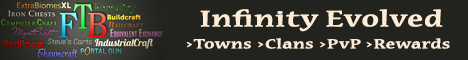 FTB Infinity Evolved by CraftersLand Minecraft server banner