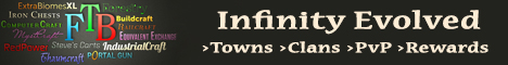 FTB Infinity Evolved by CraftersLand Minecraft server banner