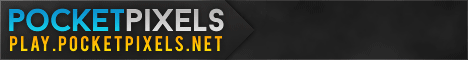 PocketPixels Minecraft server banner