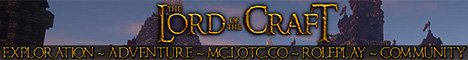 The Lord of the Craft Minecraft server banner