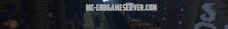 End Game Minecraft server banner