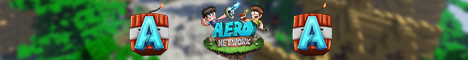 AeroNetwork Minecraft server banner