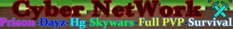 CyberServers - NetWork IP: jogar.cybersv Minecraft server banner